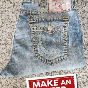 True Religion RICKY VINTAGE SUPER T STRAIGHT JEAN Sz44